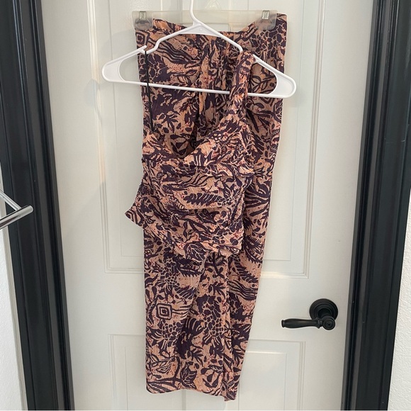 Zara matching set crop top and midi skirt size xs - Picture 4 of 11